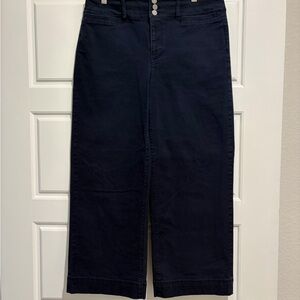 LOFT Wide Leg Navy Pants